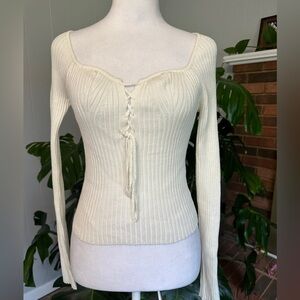 #20)  FCT with Love super stretch cropped sweater Size S